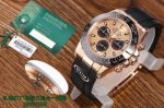 Better Factory ROLEX Gold Black Replica Daytona 40*12.2MM 4130 Movement 904L Steel Watch